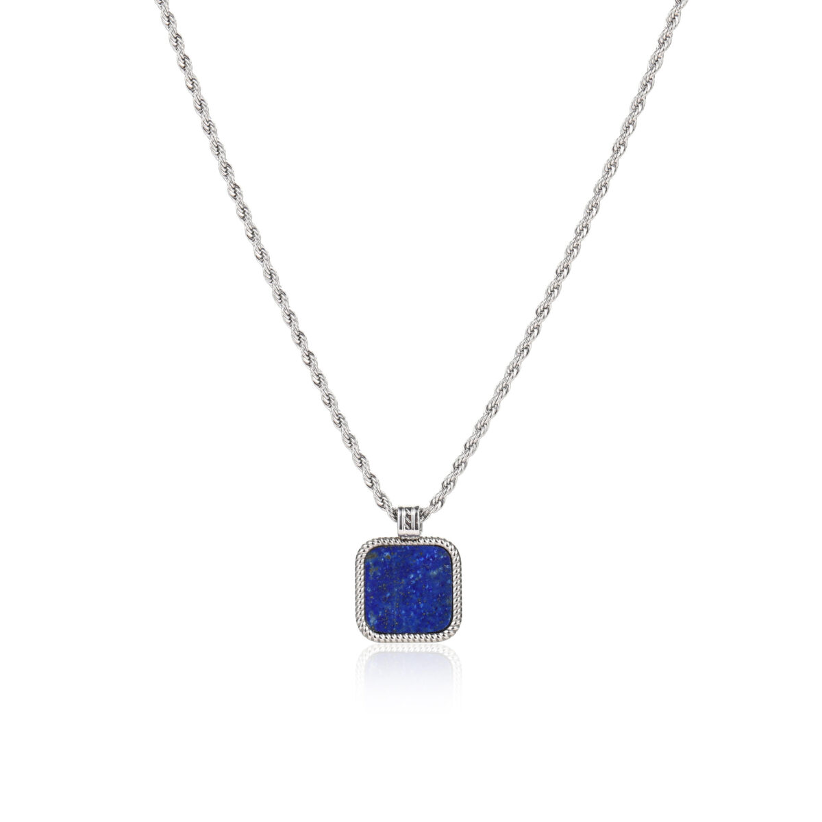 LAPIS SQUARE NECKLACE
