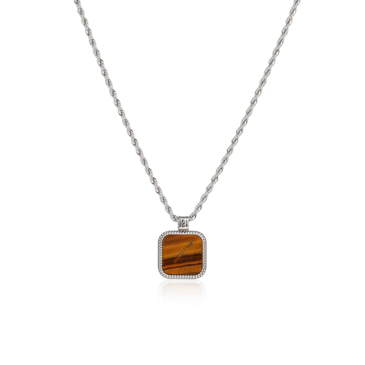 LAPIS SQUARE RED NECKLACE